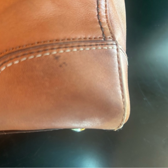 Coach Hampton Brown Leather Satchel, Very VTG - Picture 7 of 13